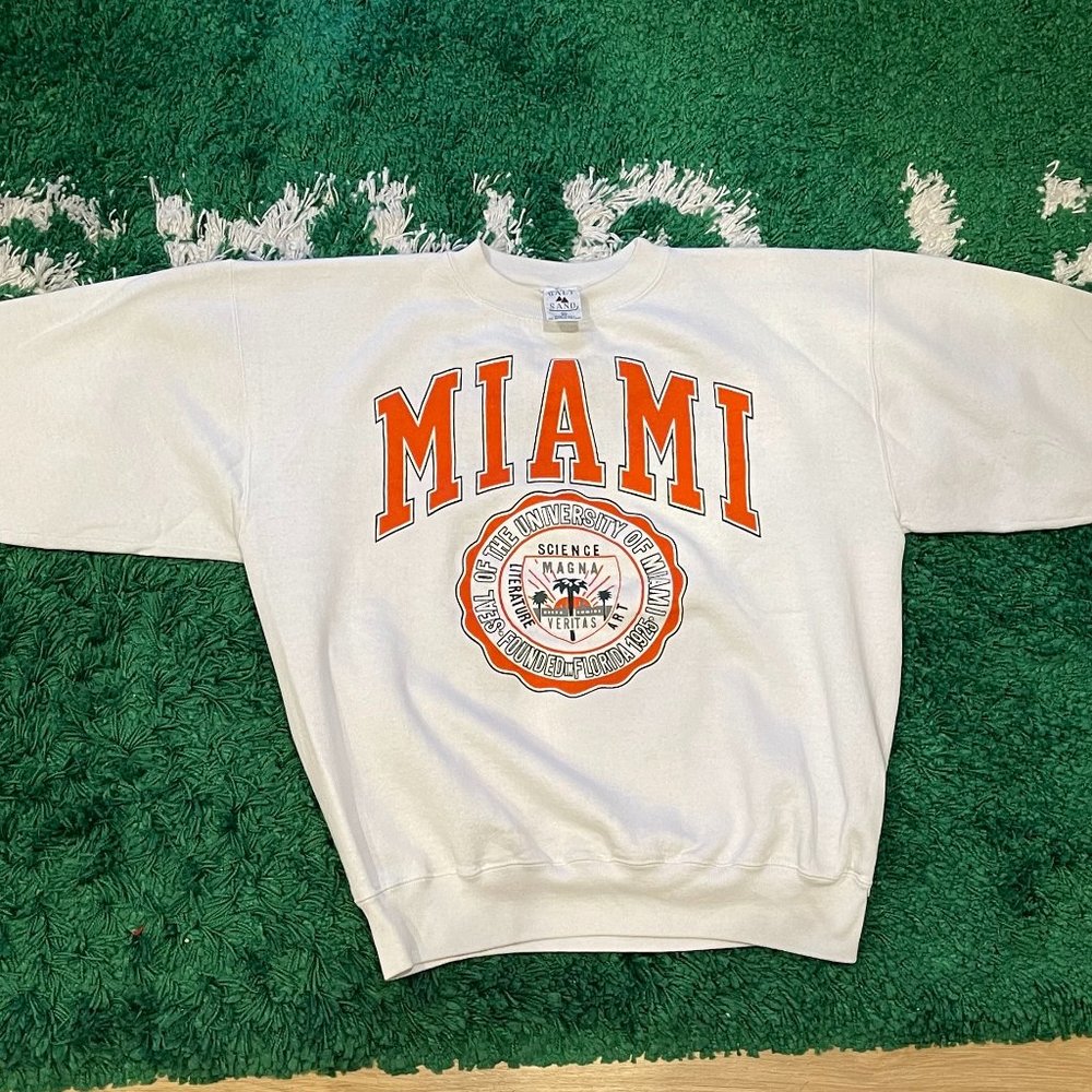 Vintage miami university crewneck 90's - L